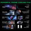 Охлаждение смартфона Black Shark MagCooler 4 Pro Магнитное охлаждение сотового телефона RGB 27 Вт сотовый телефон видео автомобильный мобильный охладитель для сотового iPad вентилятор, вентилятор, свет,