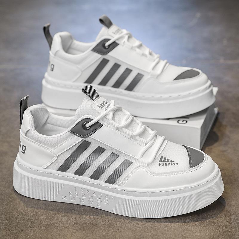 Весенние новые кроссовки на толстой подошве, повседневные кеды для мужчин и женщин с увеличением роста, легкие студенческие спортивные кроссовки для пары