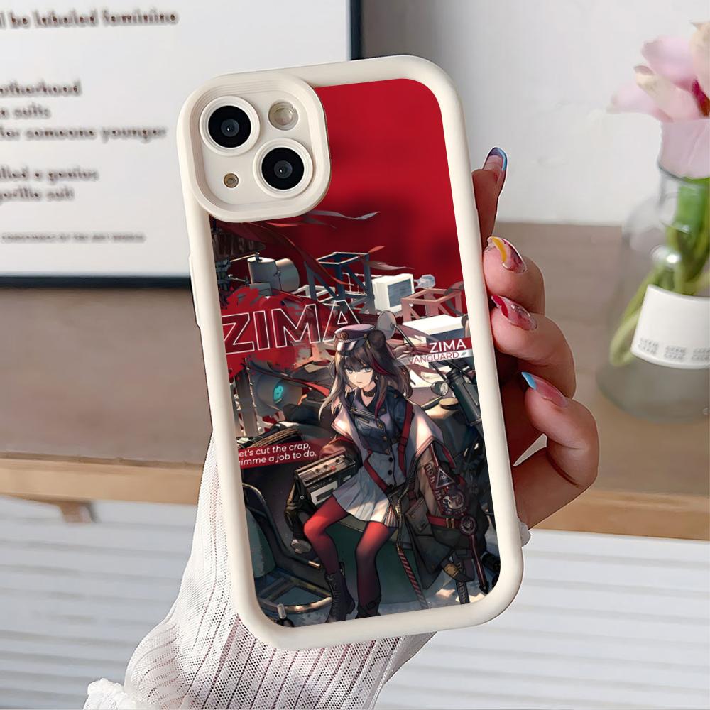 Arknights Зима Утолщенный ТПУ Чехол для Мобильного Телефона для iPhone 17 16 15 14 13 12 11 Air Pro Max Plus Цветной Чехол