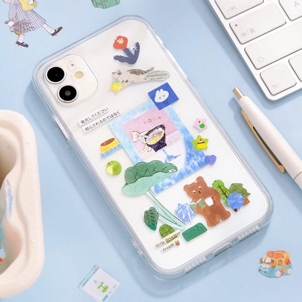 20 Sheets Sticker Book DIY Scrapbook Sticker New Diary Sticker  Stationery Supplies