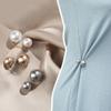 Buckle Bending Sweater Pin Anti-Exposure Brooch Waist Tightening Brooch Pearl Brooch Shawl Buckle