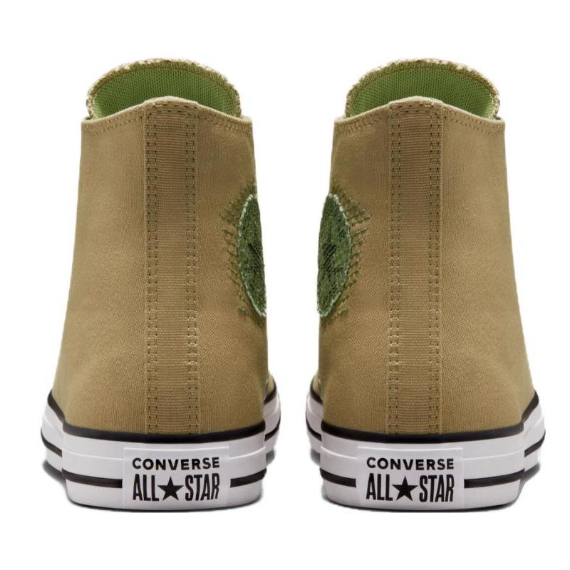 Converse Chuck Taylor All Star Винтажные высокие кеды-эспадрильи с нашивкой Unisex Коричневый Синий