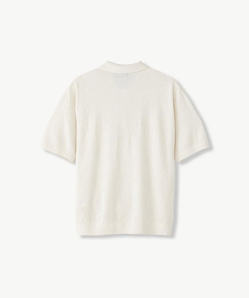 STCO Boucle Collar Knit Ivory (Oversized)_Sktvb53Osi