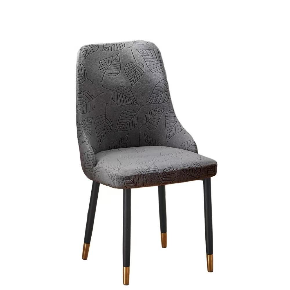 Curved Chair Cover with Armrests New Elastic All-inclusive Dining Chair Cover Premium Integrated Stool Cover Four Seasons Universal