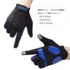 Wellcls Cycling Full Bicycle Gloves for Men and Unisex for Cycling and Road Bikes Size Gloves, Finger, Women, (Blue, M)