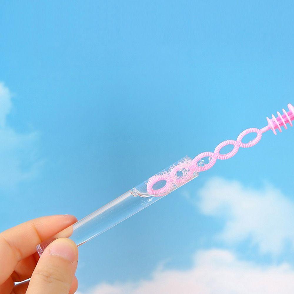 5-hole Colorful Bubble Tube Toy Handheld Mini Bubble Wand Cat Paw Bubble Blower  Amusement Park