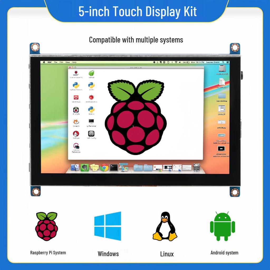 Raspberry Pi Touchscreen Monitor: 5/7/10.1 inch IPS, HDMI, Capacitive, Driver-Free, Portable