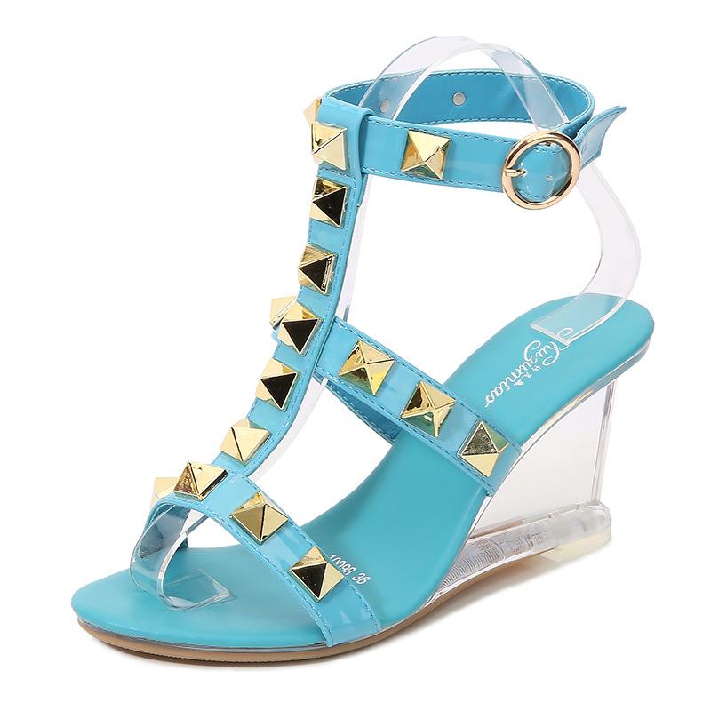 Серия 1098, каблук 6/8 см, 2022, туфли на каблуке с заклепками, прозрачные туфли на каблуке для ночного клуба, обувь для девочек, стеклянный каблук, прозрачный ивовый гвоздь, LFD