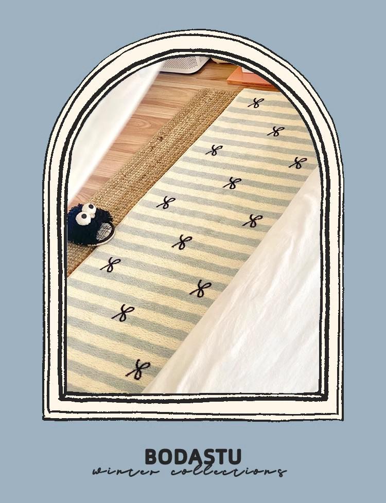 Милый мультяшный стиль длинный ковер прикроватный коврик для спальни