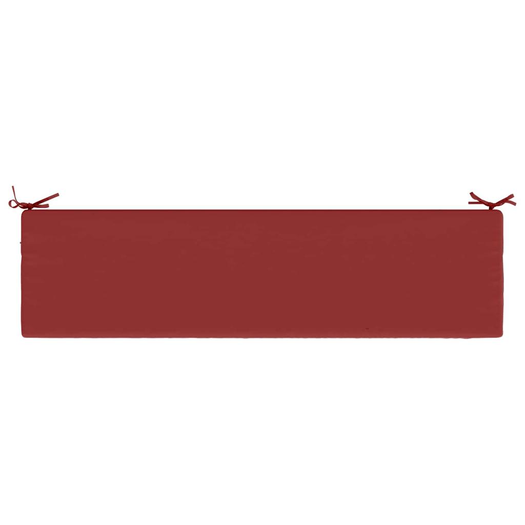 2 piece Bench Cushions SOEST 2 pcs. 100percent Polyester Wine Red