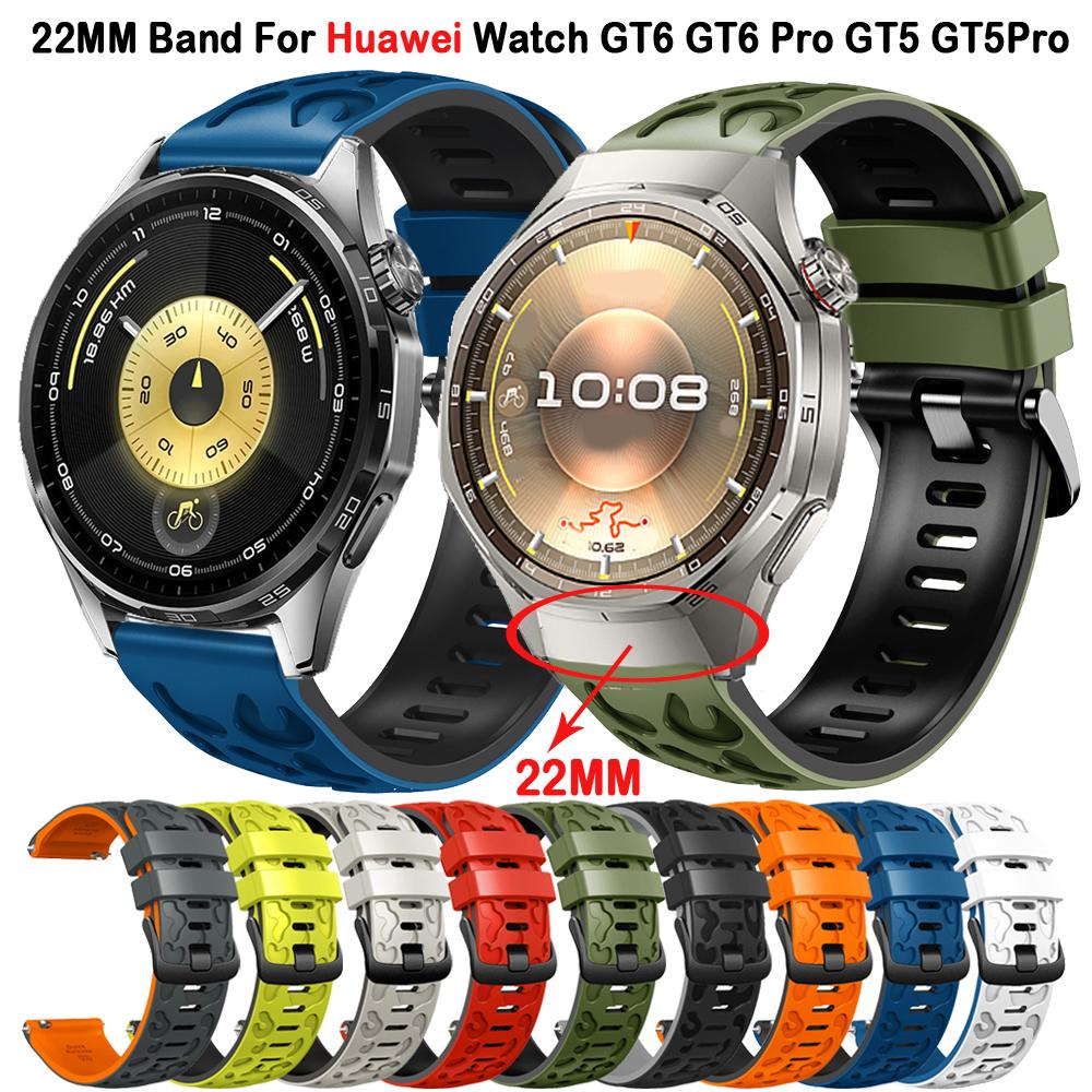 Силиконовый ремешок для Huawei Watch GT6 GT6 Pro 46 мм Браслет для Huawei Watch 5/GT5 Pro 46 мм Аксессуары для ремешка Correa