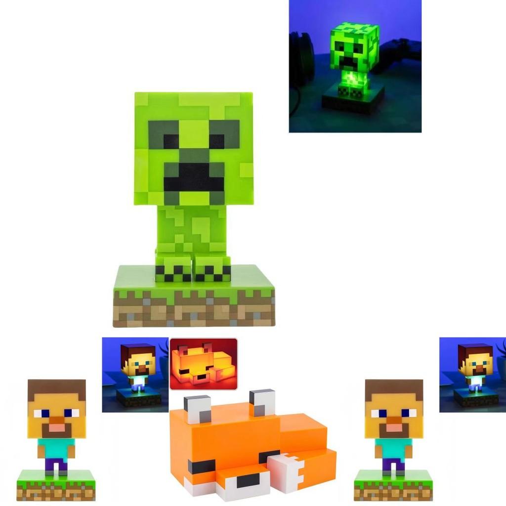 3D фигурка Minecraft ночник из пластика для подарка и игры детям