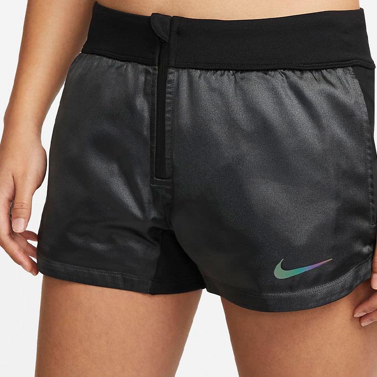 Nike Женские шорты Therma-Fit Adv Land Division Logo Glow Shorts серые DM7561-010