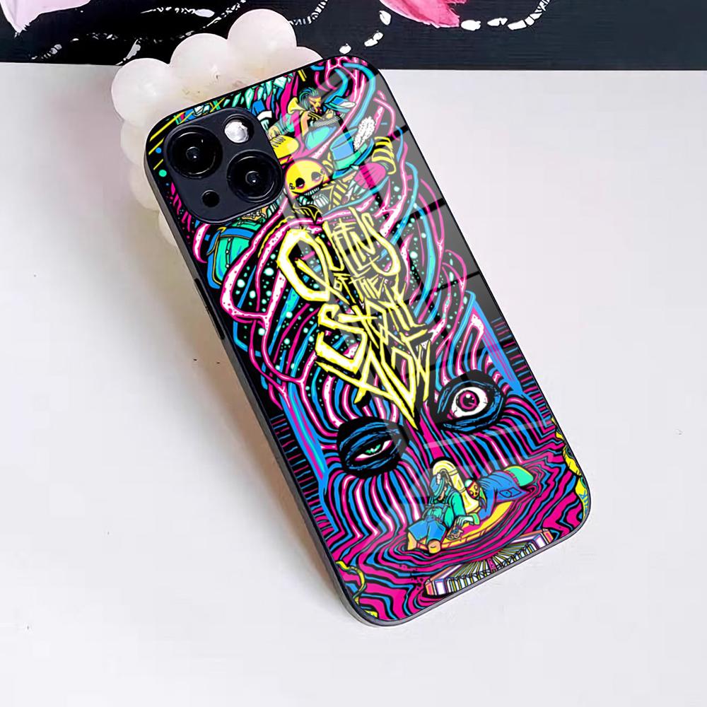 Queens Of The Stone Age Phone Case For IPhone 17 Pro Max 16 15 14 Pro Max 13 11 X Xs Xr 8 7Plus Glass Cover