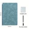 Stylish A5 Reusable Whiteboard Notebook - Ultra-Portable Weekly Planner With Durable Faux Leather Cover Versatile Memo Pad