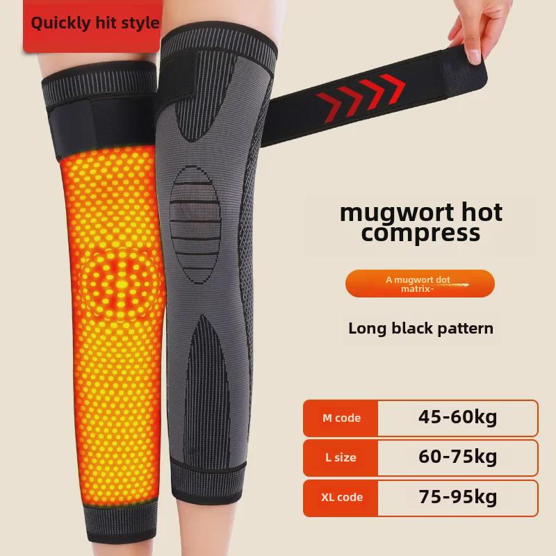 Наколенники с полынью для тепла — согревающие леггинсы для прижигания для пожилых людей в холодную погоду
