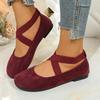 Fashion Women Fashion Flats Shoes Solid Color Soft Sole Sneakers Women Round Toe Versatile Loafers Spring Autumn Flat Shoes for Women