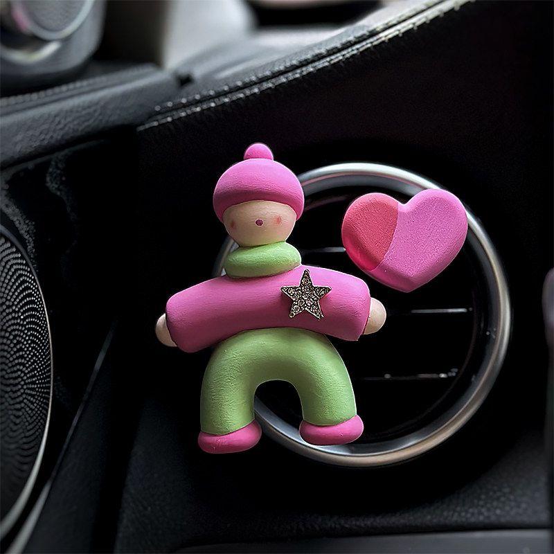 2024 New Arrival Creative Car Aromatherapy Perfume Car Vent Decoration Fragrant Stone Car Interior Decoration Ornament Gift