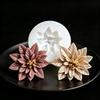 2pcs Flexible Silicone Flower Silicone Mold Easy Release Chocolate Soap Mold  Cake Decoration
