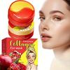 60pcs/box Pomegranate Collagen Eye Mask for Reducing Dark Circles, Hydrating and Brightening Light Beige, Smooth and Soft Skincare