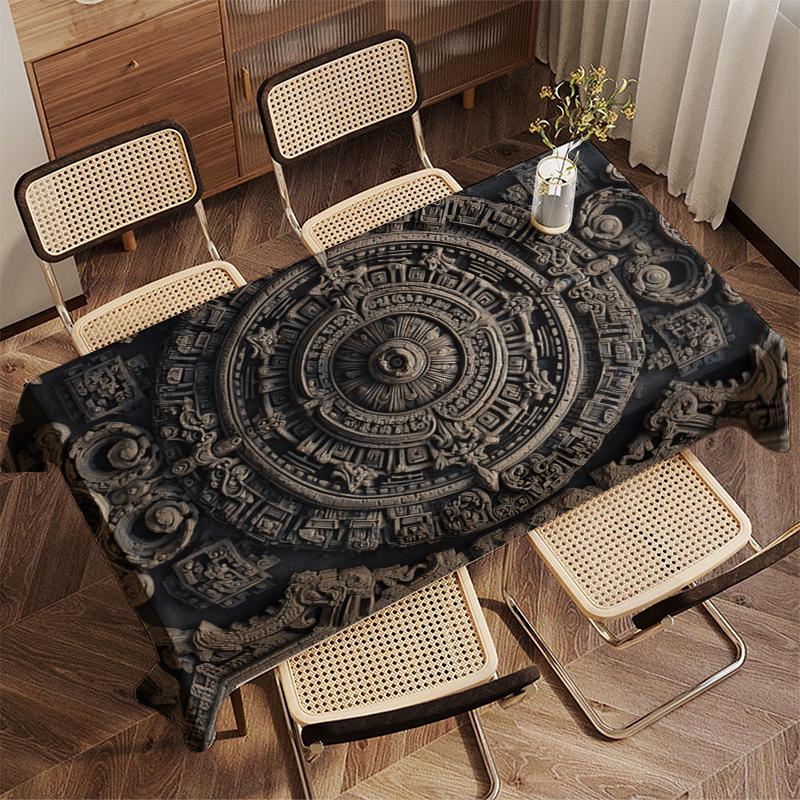 Floral Tablecloth Pattern Restaurant Kitchen Tablecloth Living Room Home Decoration Rectangular Party Decoration