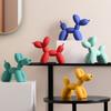 Nordic Balloon Dog Ornaments Resin Creative Simple Living Room Desktop TV Cabinet Home Craft Soft Decoration Decoration