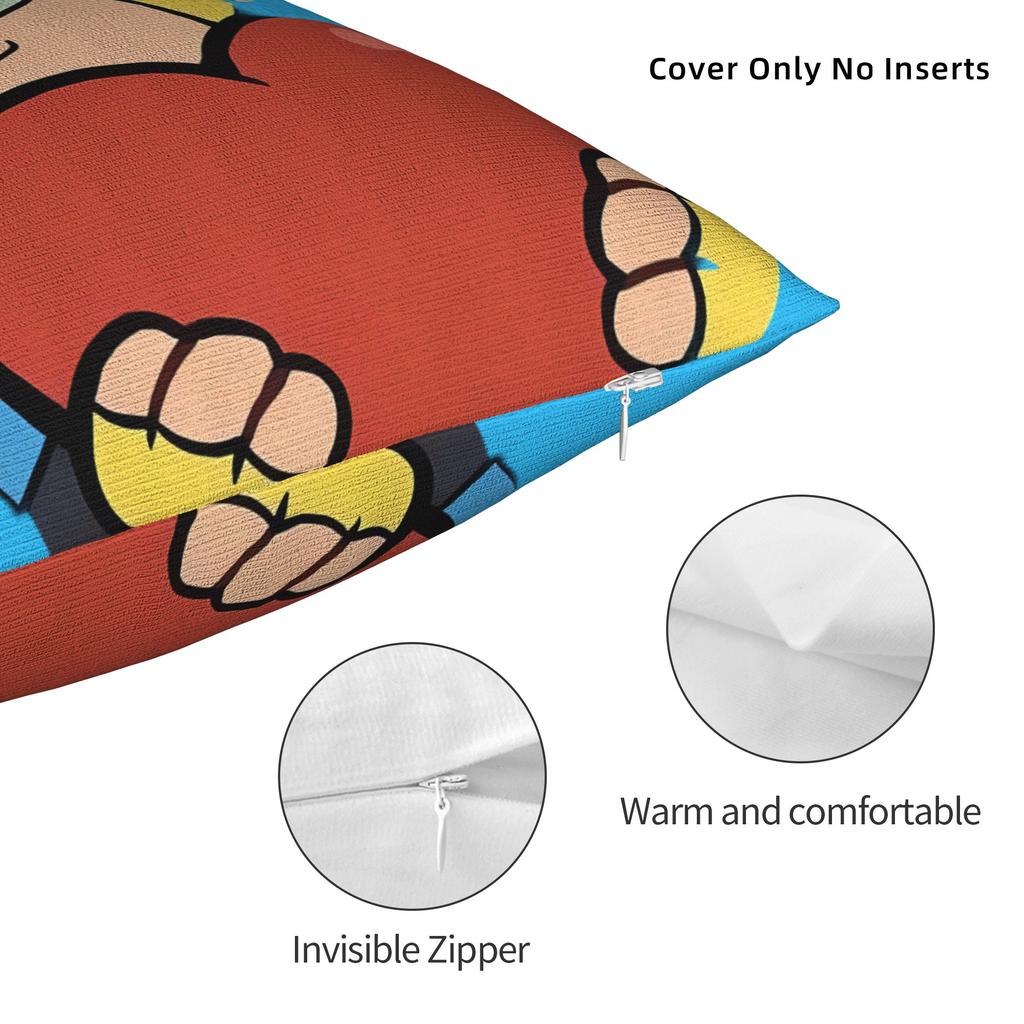 Anime Invincibles Pillow Cover Kawaii Pillow Case For Office Car Home Decor Comfy Cushion Cover Birthday Present