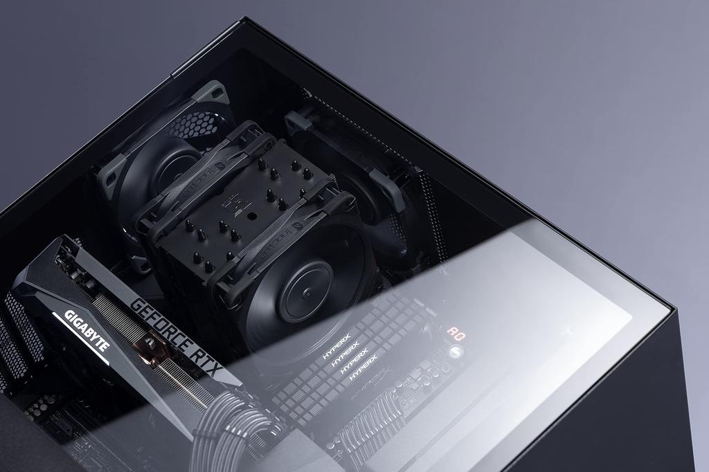 Кулер для процессора Noctua 120 мм Single Tower NH-U12A chromax.black, (черный)