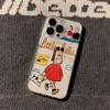Милый чехол для телефона Маленькая Лулу для iPhone 16 15 Promax 14 12 11 Plus 13 Mini SE22 Прозрачный Ультратонкий Силиконовый Чехол для Мобильного Телефона