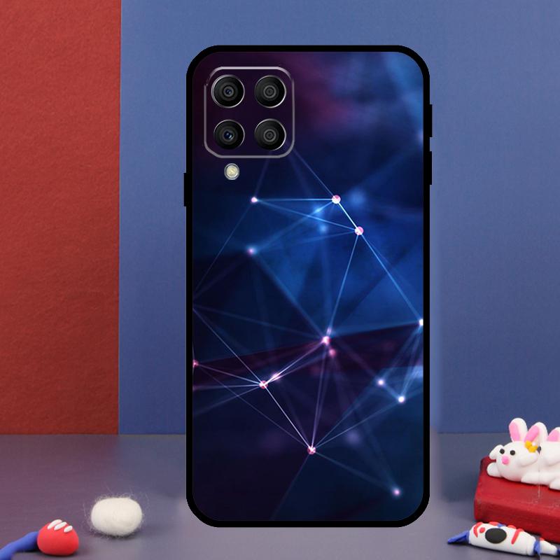 Светящиеся линии Точечный свет Для Samsung Galaxy M15 M55 M33 M13 M23 M53 M31 M51 M14 M34 M54 M20 M30s M52 M32 Чехол для телефона