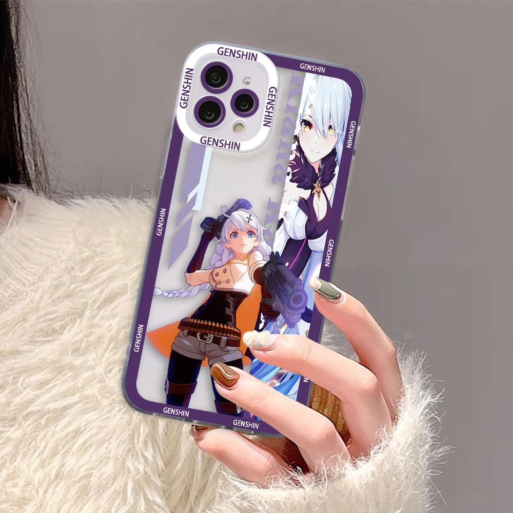 Чехол для телефона Genshin Impact Yae Shenhe Xiao для Xiaomi 15 15T POCO X7 X6 X5 X4 X3 NFC GT F3 F5 M7 M4 M3 11 11T PRO LITE