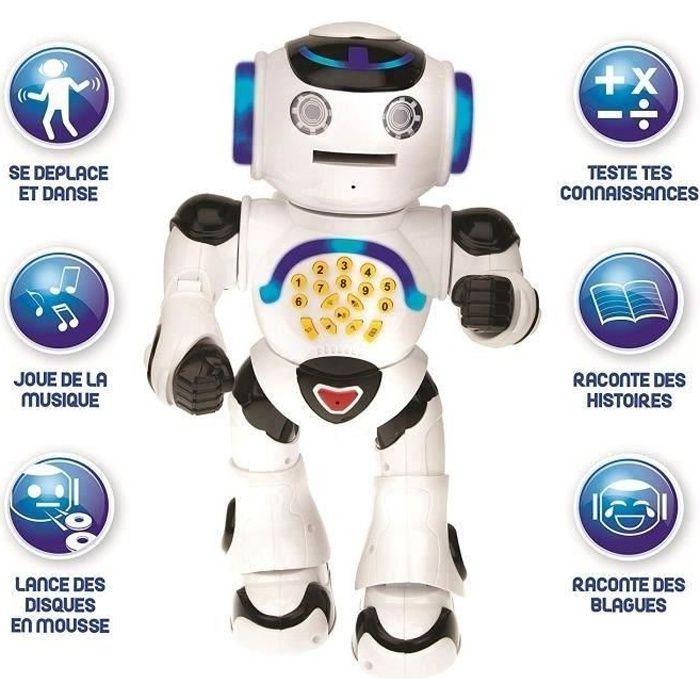 POWERMAN - My First Ludo-Educational Robot (French), Sounds and Lights - LEXIBOOK