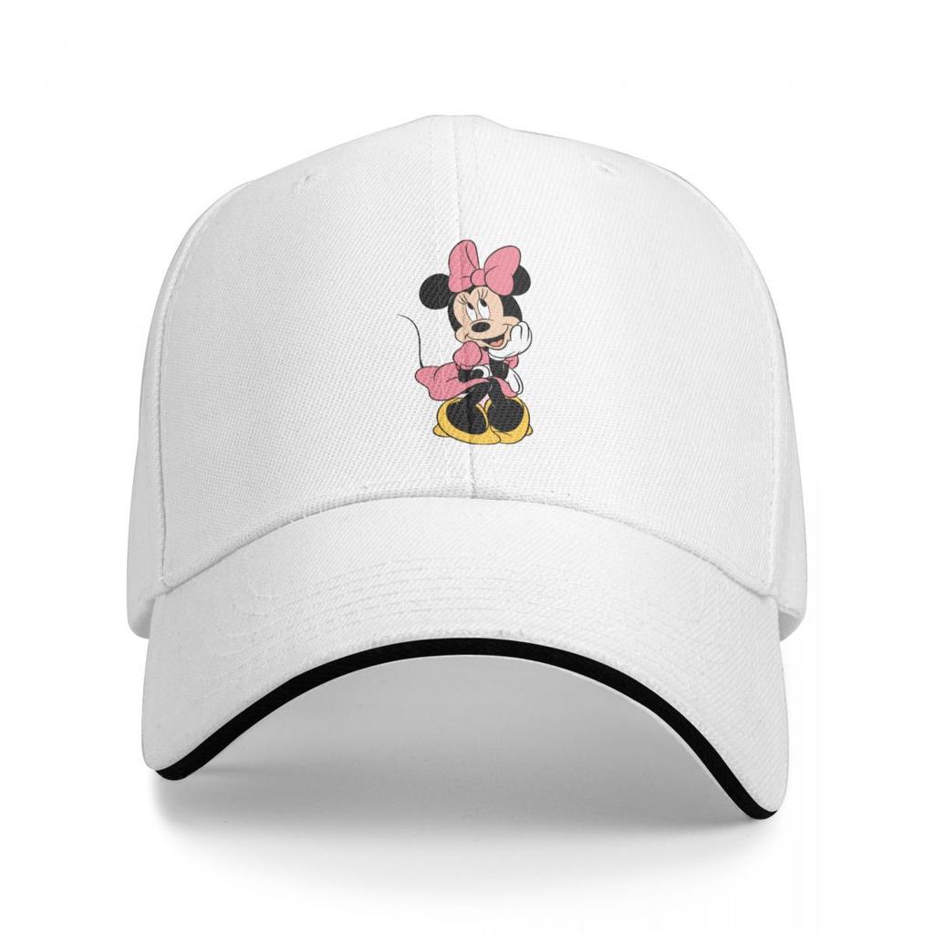 Unisex Mickey And Minnie Wedding Kiss Hearts Trucker Hat Retro Versatile Baseball Cap Fit All Size