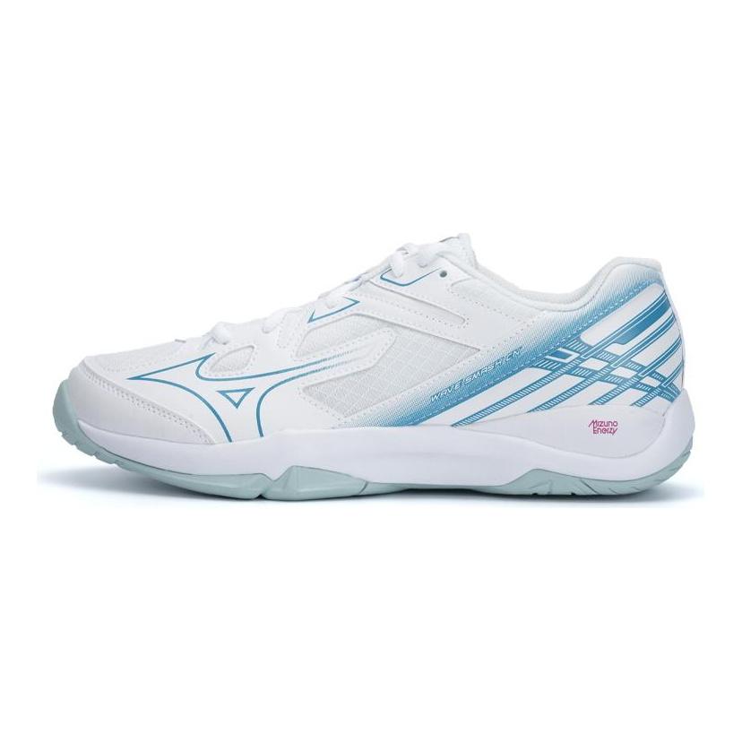 Mizuno Бадминтонные кроссовки унисекс низкие Белый/Синий 71GA253011