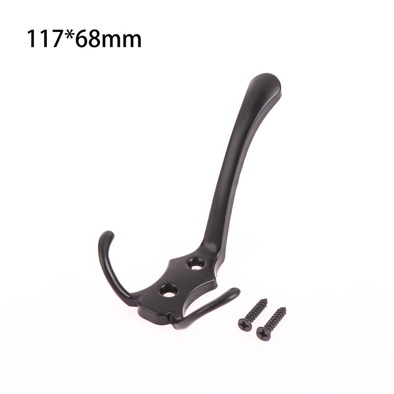 Для одежды для спальни, мебель для прихожей, крючок из цинкового сплава, 3 крючка, крючок для пальто, настенный вешалка для одежды для халата, шляпа, настенная вешалка