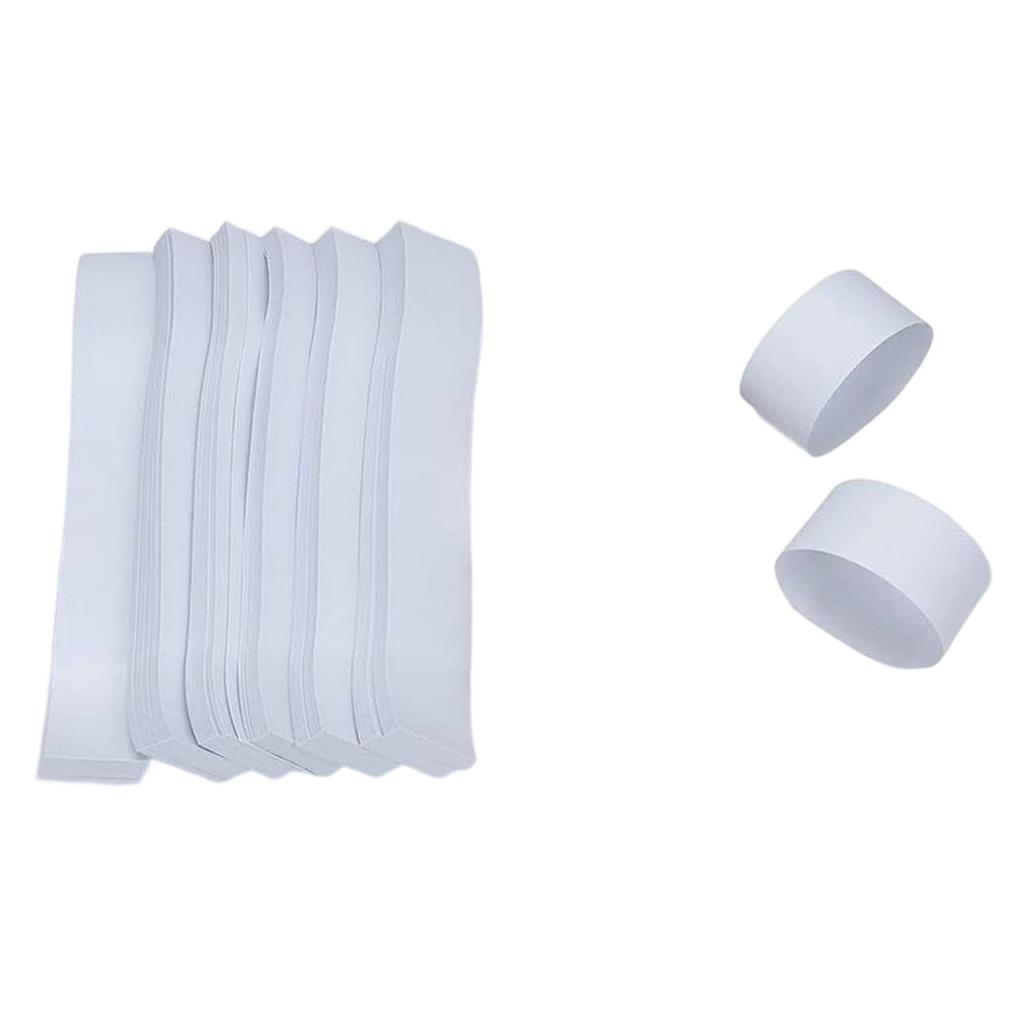 300 штук Ленты для упаковки наличных денег Самоклеящаяся бумага Лента для обертывания банкнот Банкнотные бандероли Для надежной организации валюты