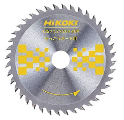 HiKOKI Диск пильный по гипсу 125мм x 40 (Хикоки) (для доски), 20 мм, лезвия, 0032-0084
