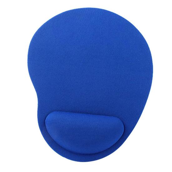 Противоскользящий комфортный однотонный коврик для игровой мыши для домашнего офиса с поддержкой запястий