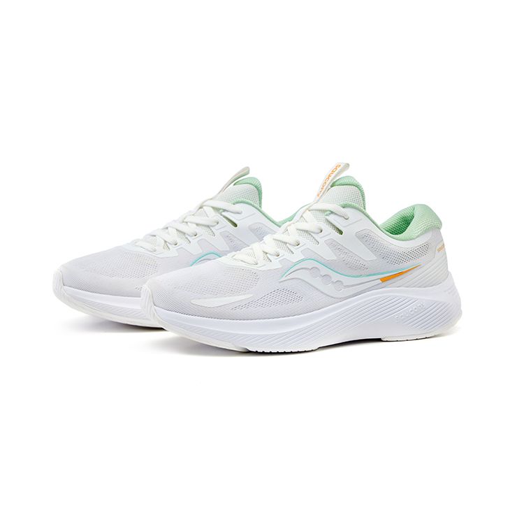 SAUCONY Кроссовки для бега с удобной амортизацией нового поколения, низкие, женские, бело-зеленые S18190-2