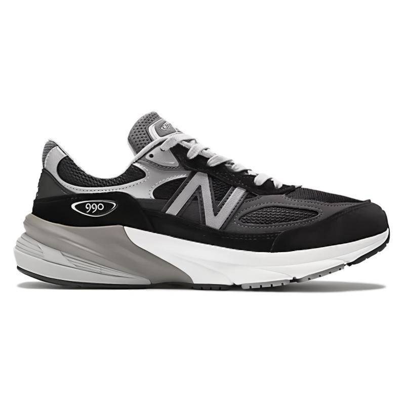 New Balance 990v6 Сделано в США Черные Серые Белые Кроссовки M990BK6