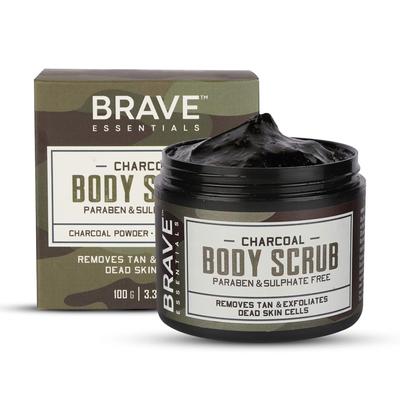 Скраб для тела с Углем (100 г), Charcoal Body Scrub,