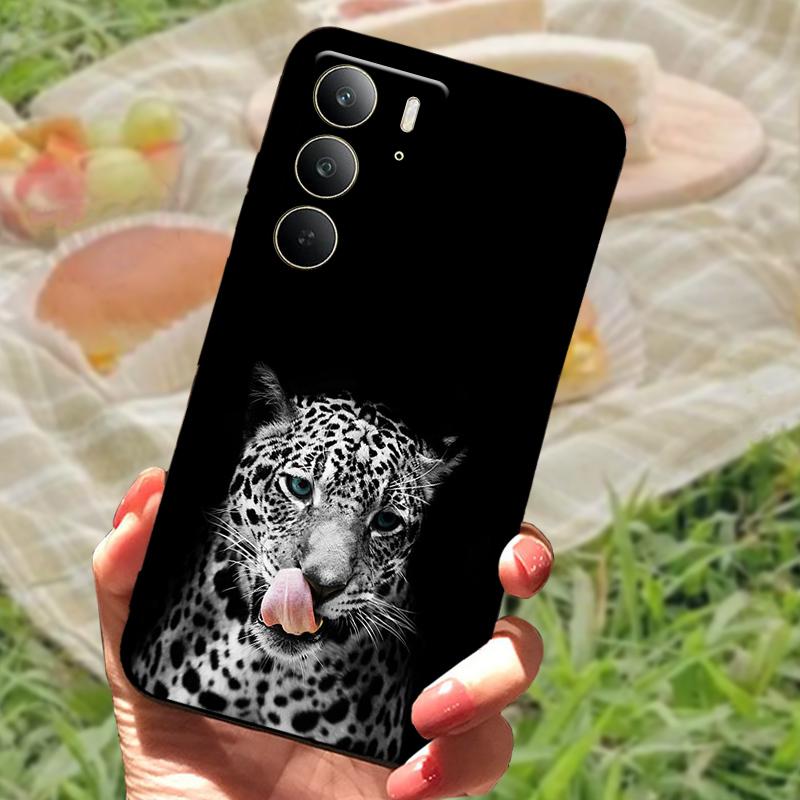 Чехол для Realme C75 Ударопрочный ТПУ Силиконовый Чехол для Телефона Для Oppo Realme C75 4G Fundas Бампер Чехол Модный Мягкий Защитный Корпус