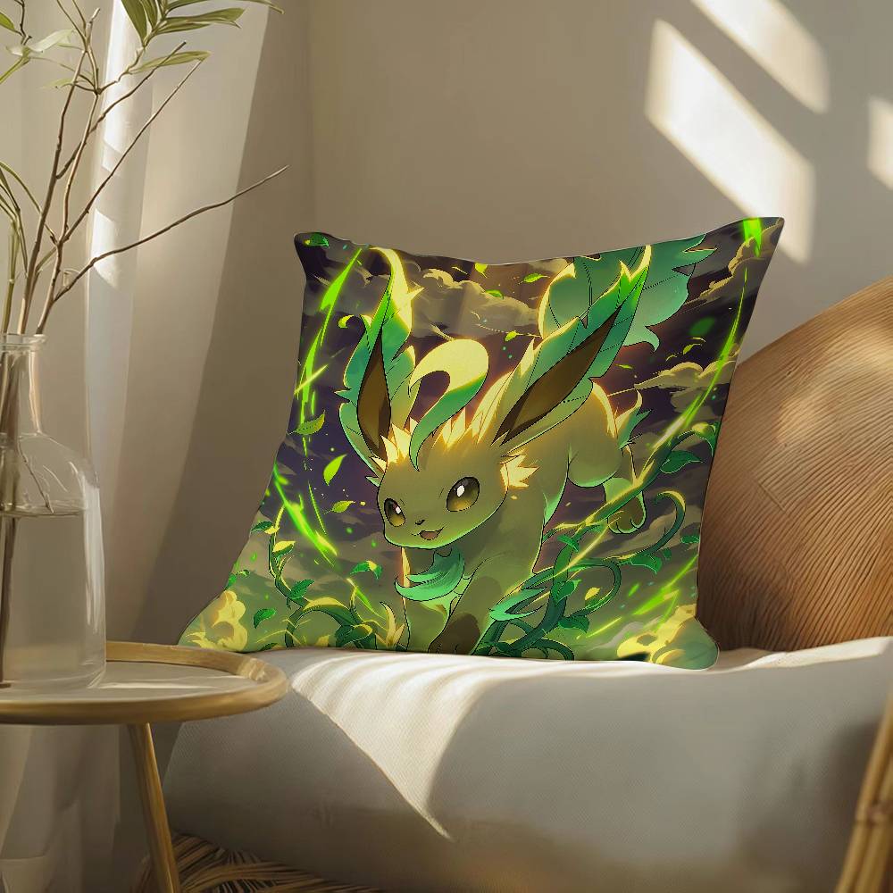 Pokemon Anime Fan Collection Plush Pillow Cover Soft Short Plush Cushion Cover For Sofa Bedroom Home Decor Gift