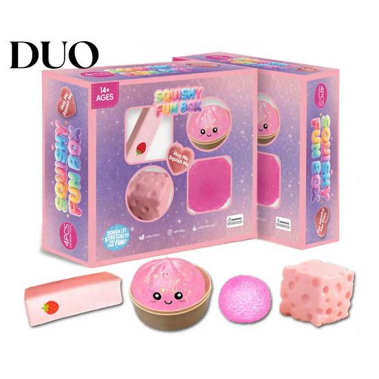 Soft Squeeze Balls 4/5/8Pcs Stress Relief Toy, Ball Fidget Toys Set Anxiety Reduction Hand Decompression Gadget for Kids Adults Stretchy Sensory Tools