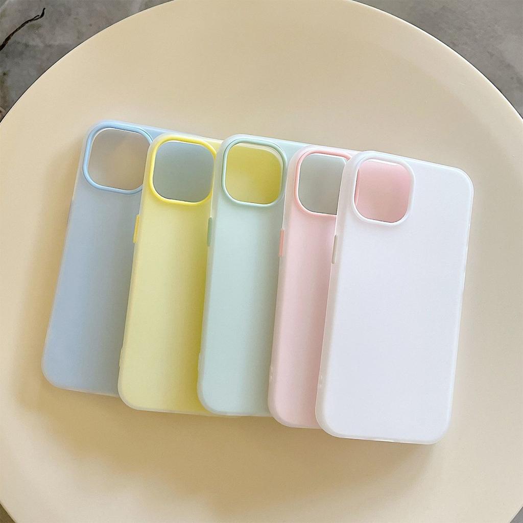 Jelly 2-in-1 Phone Case Macaron for Apple Phone Case Protective Cover Silicone 14pm for New Apple Phone Case