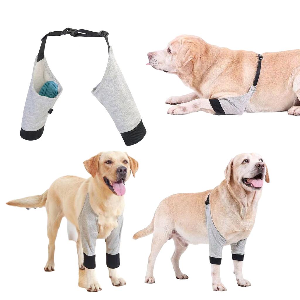 Регулируемый рукав для лапы собаки предотвращает раны и обеспечивает тепло для восстановления, защита для скакательного сустава лапы питомца