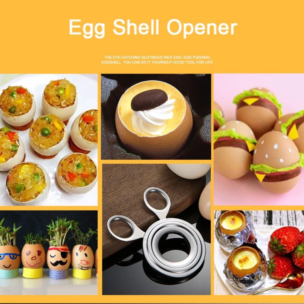 Eggs Kitchen Gadget Egg Shell Opener Boiled Egg Shell Cutter Knocker Opener Topper Cutter Scissors