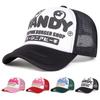 Unisex VANDY Letter Printing Baseball Net Caps Outdoor Adjustable Spring and Summer Casual Sunscreen Hat