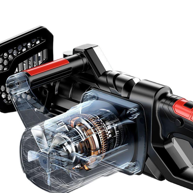 High-Power Handheld Electric Chainsaw for Home and Woodworking - Portable and Multifunctional with Free Shipping