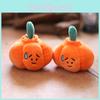 Pumpkin Plush Mini Keychain Super Soft Short Plush Toy Halloween Decor Home